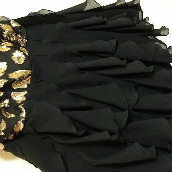 Vintage New Fast Beautiful Evening Strapless Dress Size XS - Picture 6 of 14